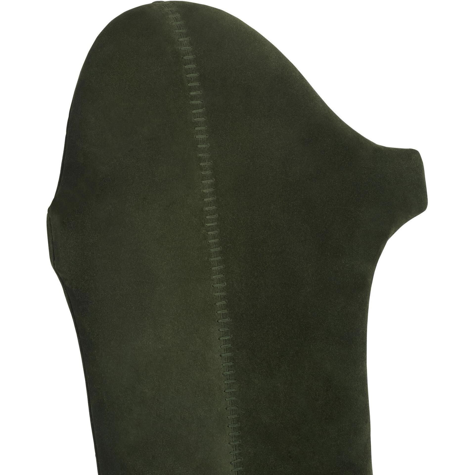 Lincoln Forest and Ebony with Antique Brass Dining Chair