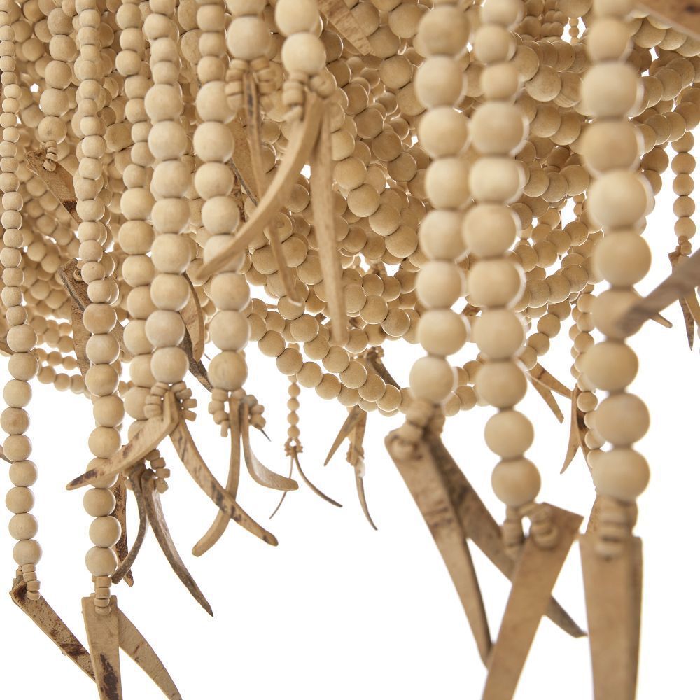 Baja 52 X 45.5 inch Natural Linear Chandelier Ceiling Light