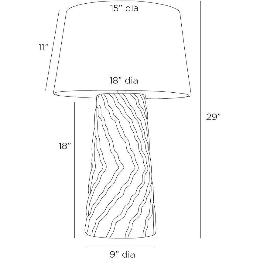 Huron 29 inch 150.00 watt Amalfi and Antique Brass Lamp Portable Light