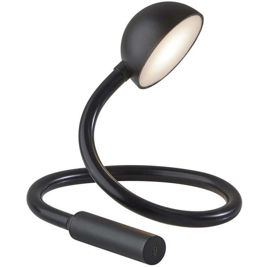 Cobra 32.5 inch 2.5 watt Black Desk Lamp Portable Light, Simplee Adesso