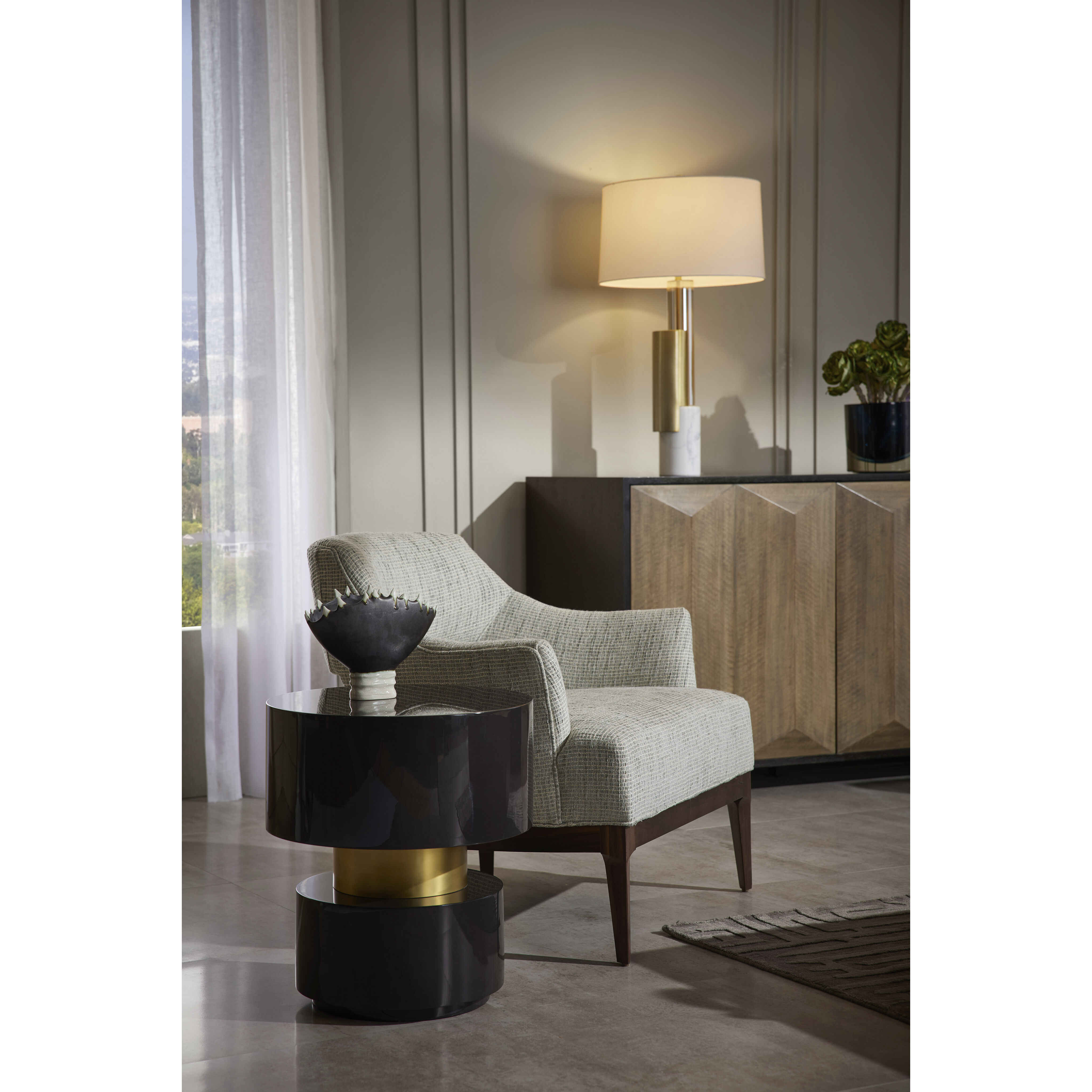Sasha 18 inch Eggplant End Table