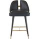 Crowley 35.5 inch Black Counter Stool