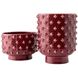Valika Garnet Vases, Set of 2