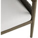 Chilton Pearl and Dark Gray Wash and Kona Outdoor Dining Chair