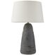 Django 60.00 watt Matte Charcoal Table Lamp Portable Light