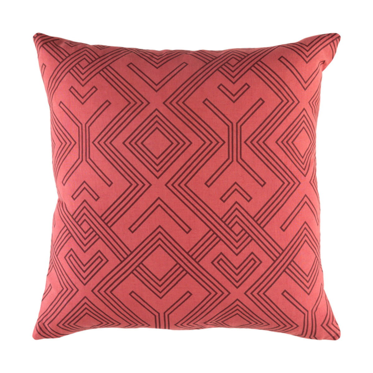 Ethiopia 18 X 18 inch Rust Pillow Kit, Square