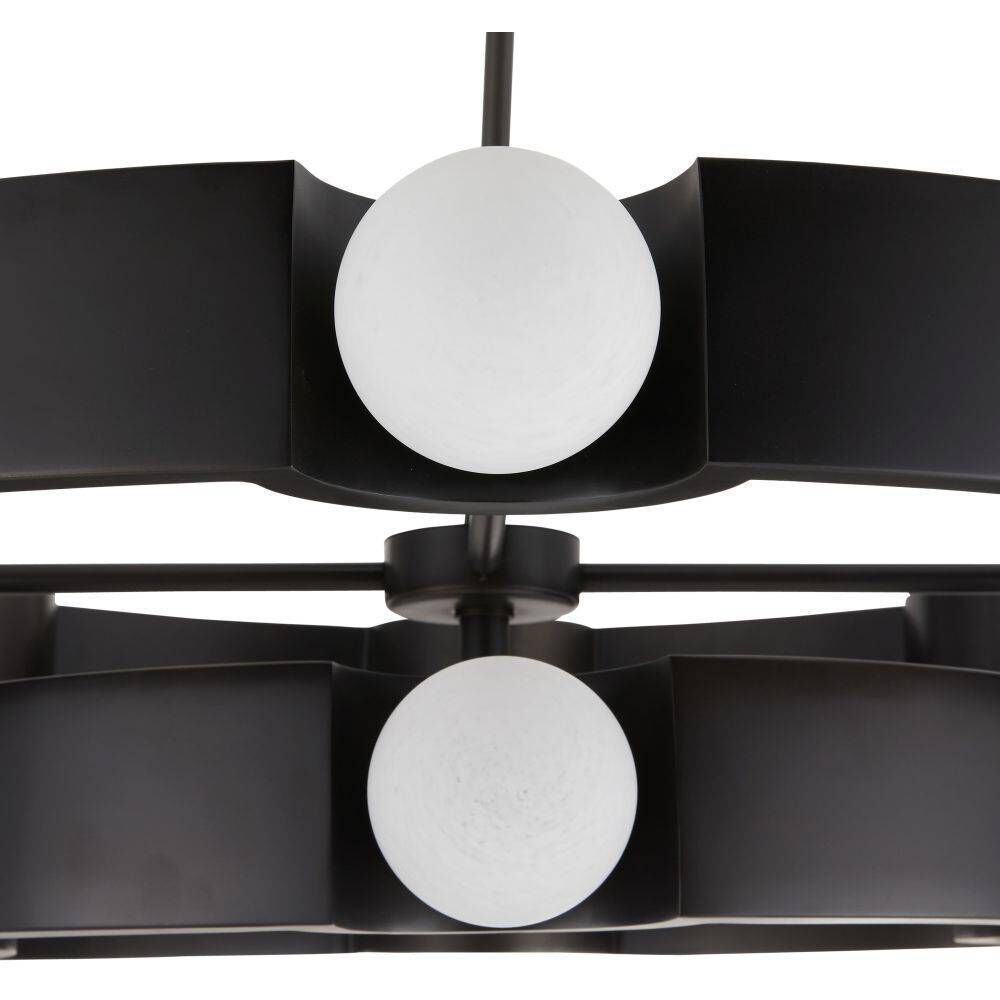 Hans 12 Light 44 inch English Bronze Chandelier Ceiling Light