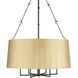 Felipe 6 Light 28 inch Antique Brass and English Bronze Chandelier Ceiling Light