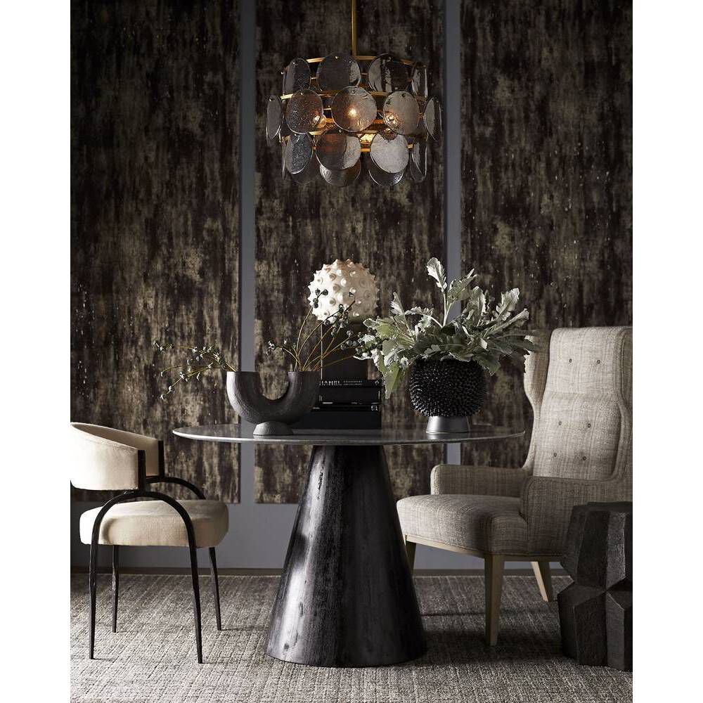 Theodore 47 inch Sandlasted Ebony Entry Table