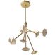 Alessia 29.5 X 29 inch Antique Brass Chandelier Ceiling Light