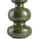 Noma 30.5 inch 150 watt Dark Green Reactive and Antique Brass Table Lamp Portable Light