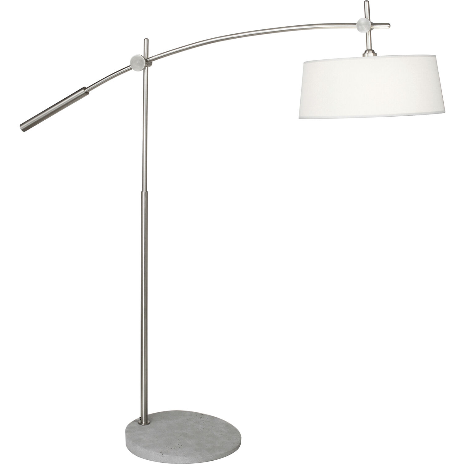Rico Espinet Miles 61.88 inch 100 watt Brushed Nickel Floor Lamp Portable Light