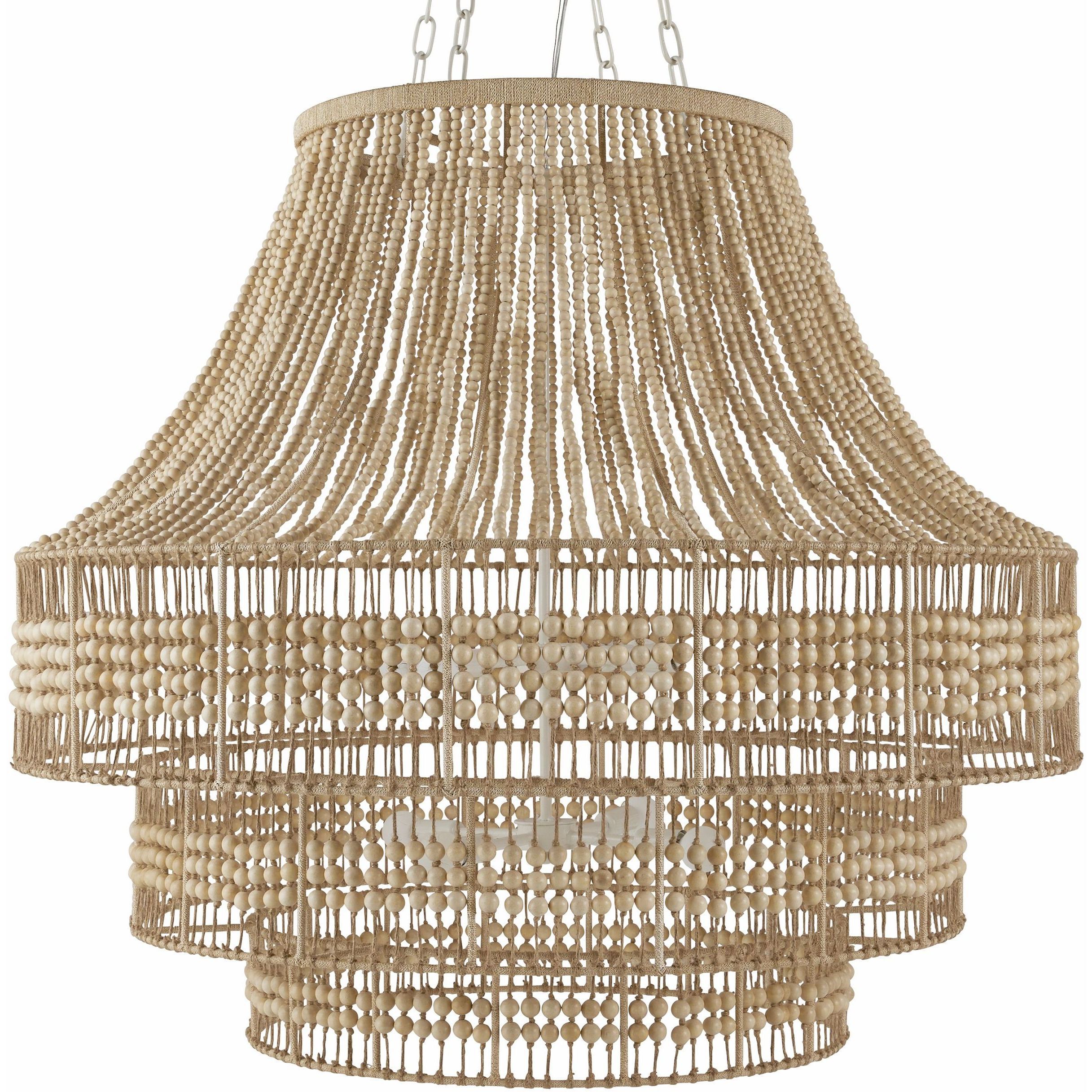 Tulane 8 Light 46 inch Natural Chandelier Ceiling Light, Large