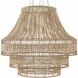 Tulane 8 Light 46 inch Natural Chandelier Ceiling Light, Large