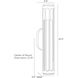 Inset 1 Light 25.5 inch Marine Grade Aged English Bronze Outdoor Sconce