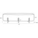 Justin 18.5 inch White Bench