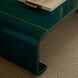 Turnley 55 X 17 inch Peacock and Antique Brass Coffee Table