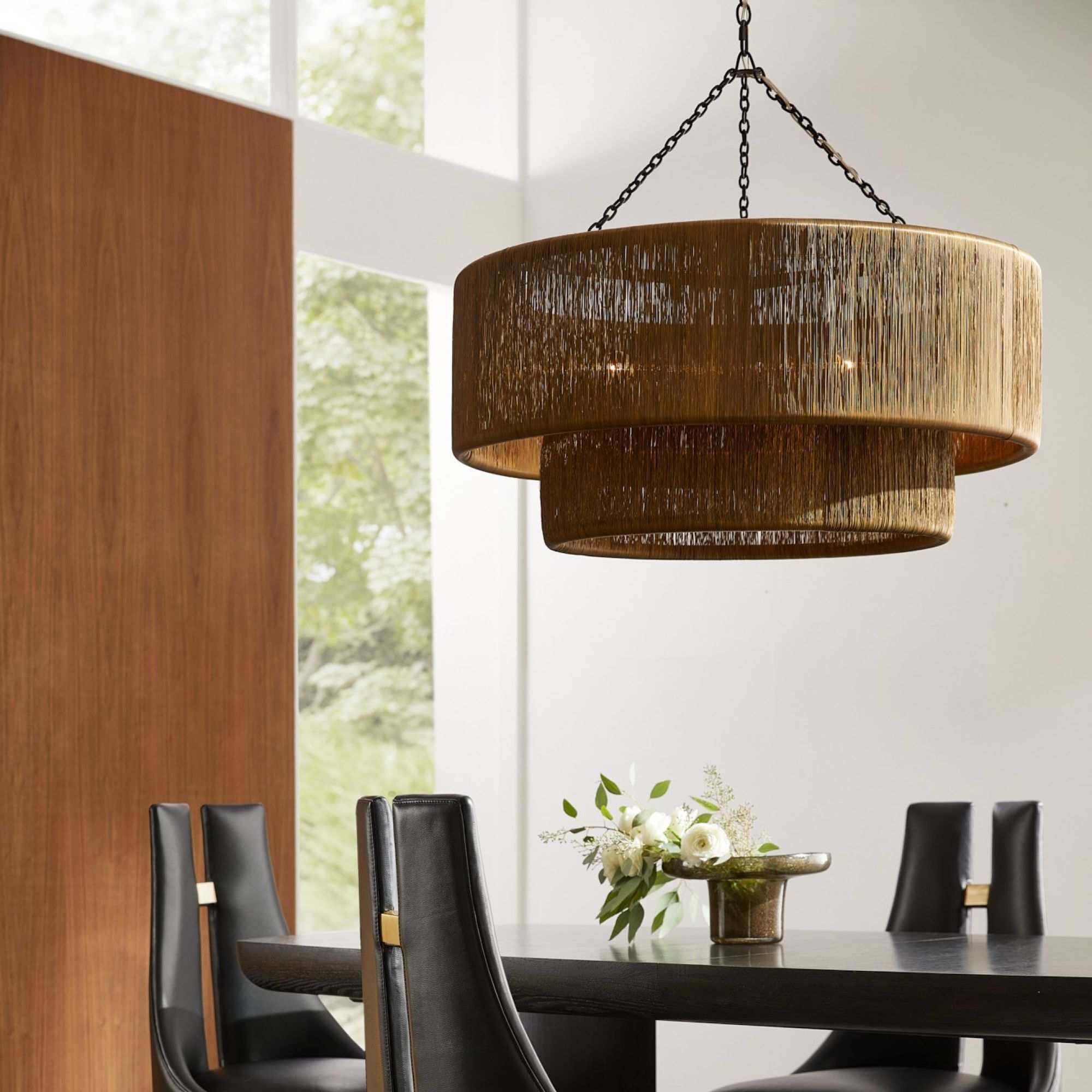 Creighton 3 Light 35 inch Vintage Brass Chandelier Ceiling Light