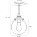 Reeves 1 Light 8 inch Aged Brass Outdoor Pendant, Small