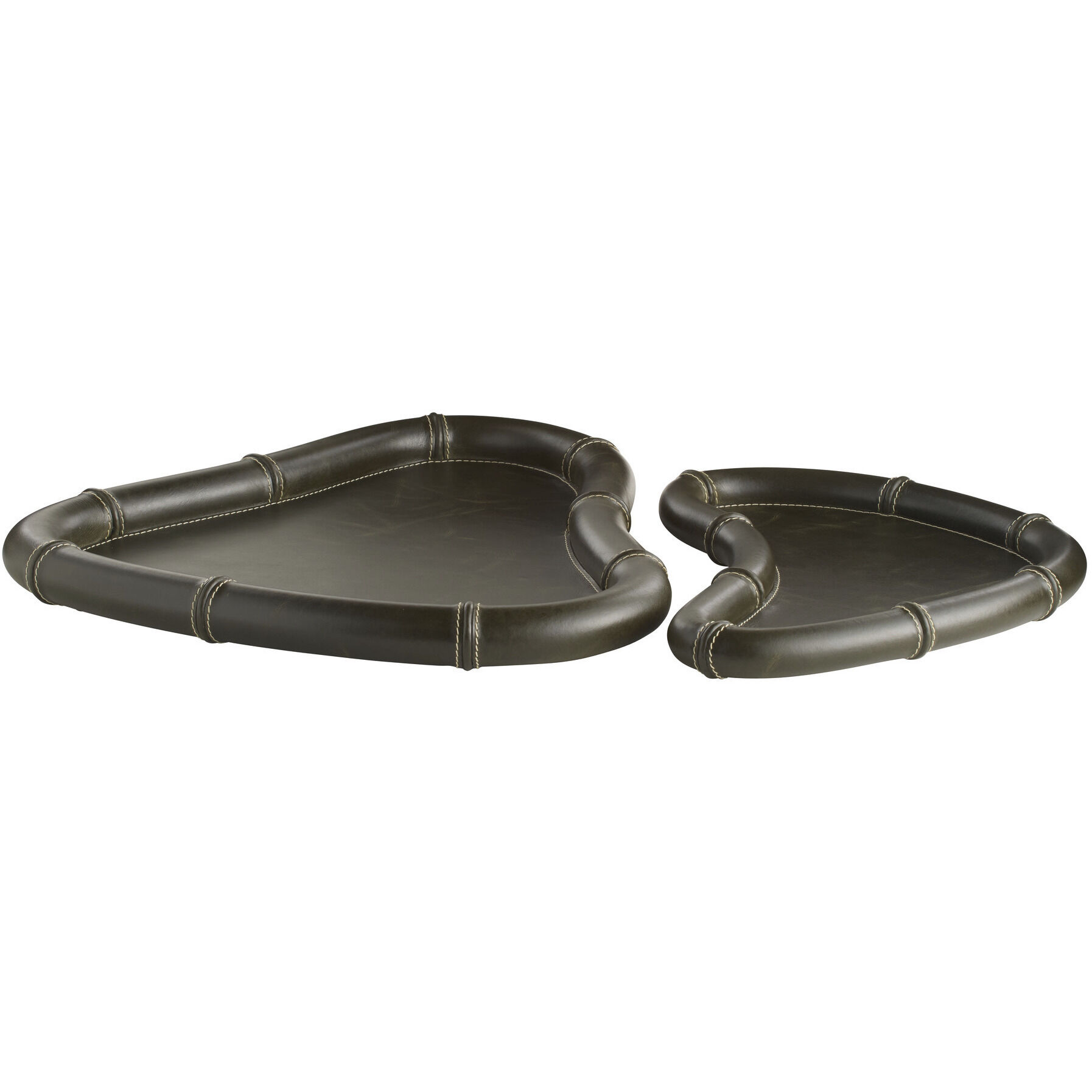 Lake Moss Trays, Set of 2