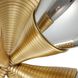 Giselle 6 Light 24 inch Antique Brass Flush Mount Ceiling Light