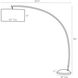 Naples 90 inch 150.00 watt English Bronze Floor Lamp Portable Light