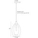 Hilary 1 Light 11 inch Vintage Brass Pendant Ceiling Light
