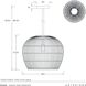 Swami 1 Light 16 inch Natural and Black and Antique Brass Mini Pendant Ceiling Light