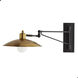Nox 1 Light Antique Brass/Bronze Sconce Wall Light, Essential Lighting