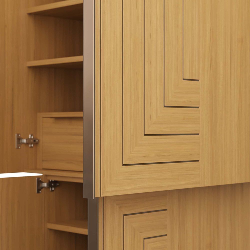 Stella 35 inch Oyster Cocktail Cabinet