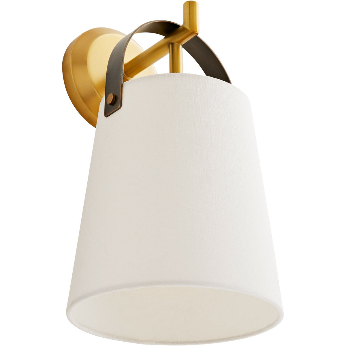 Ian 1 Light 8 inch Antique Brass Sconce Wall Light