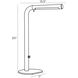Sadie 20 inch 9.00 watt English Bronze Lamp Portable Light