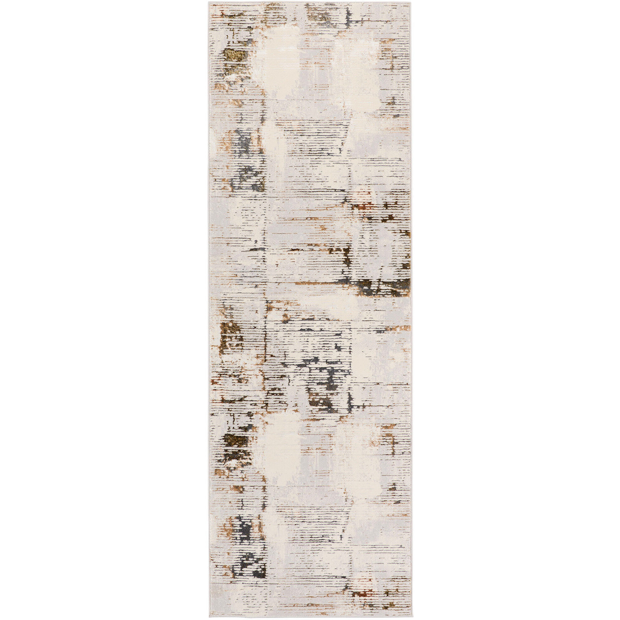 Salim Ivory and Brown Indoor Rug