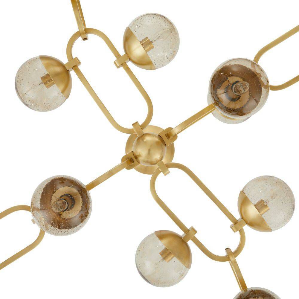 Hadly 16 Light 52 inch Antique Brass Chandelier Ceiling Light
