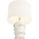 Beatrix 31 inch 150.00 watt Ivory Crackle Lamp Portable Light
