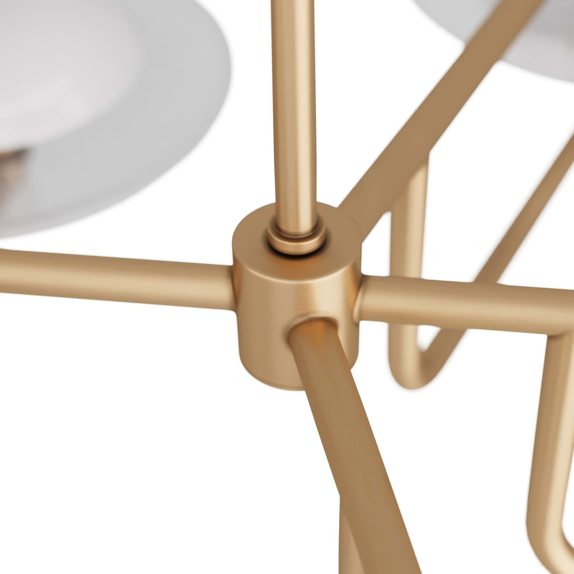 Towne 8 Light 56 inch Clear Seedy Linear Chandelier Ceiling Light