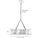 Prescott 10 Light 44.5 inch Gold Leaf Chandelier Ceiling Light