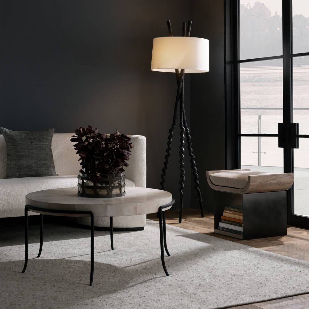 Rivet Blackened Iron Centerpiece