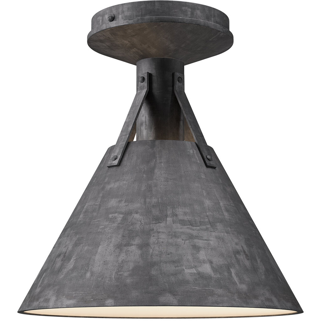 Alora Mood Archer 1 Light 9.50 inch Flush Mount