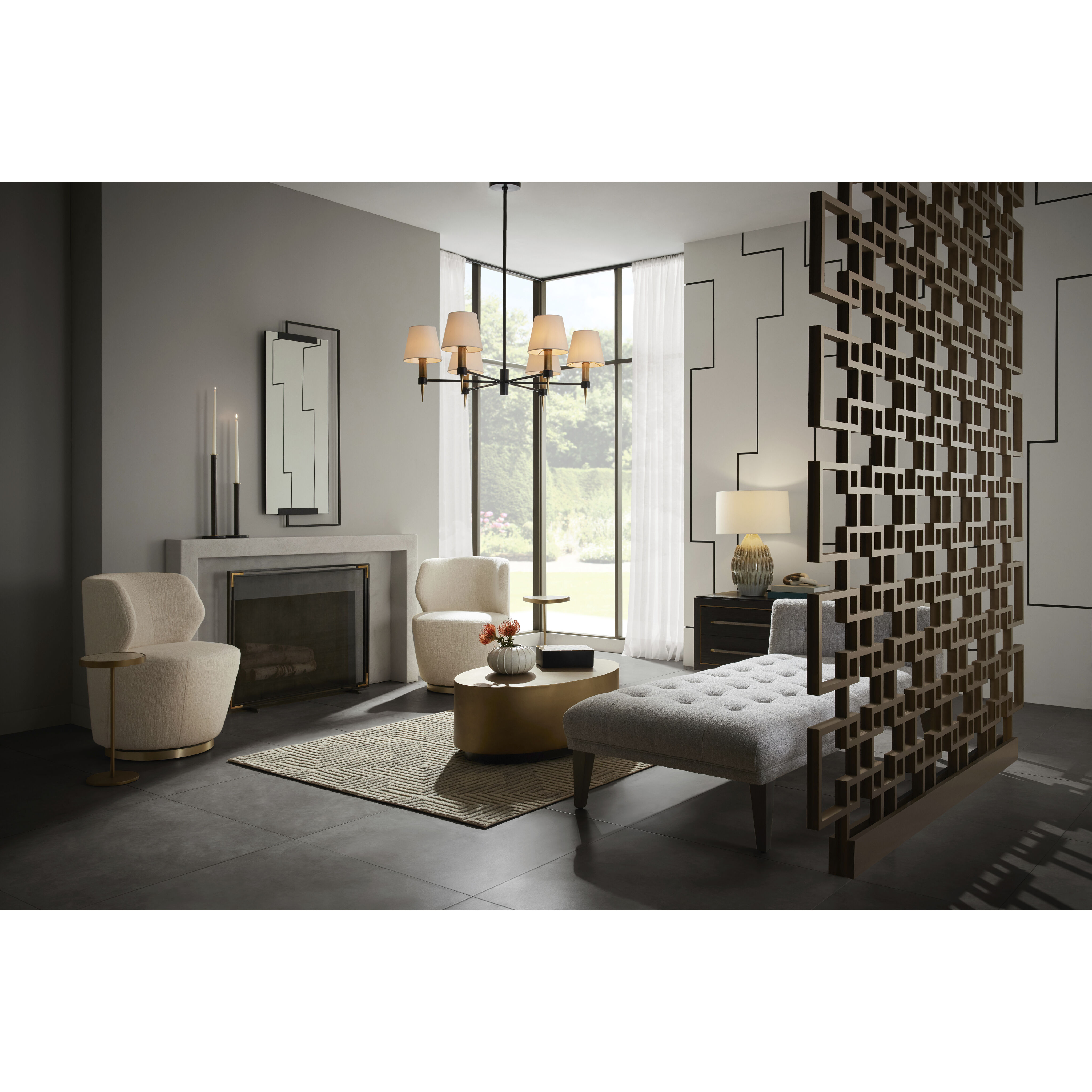 Roma 6 Light 39 inch Bronze Chandelier Ceiling Light