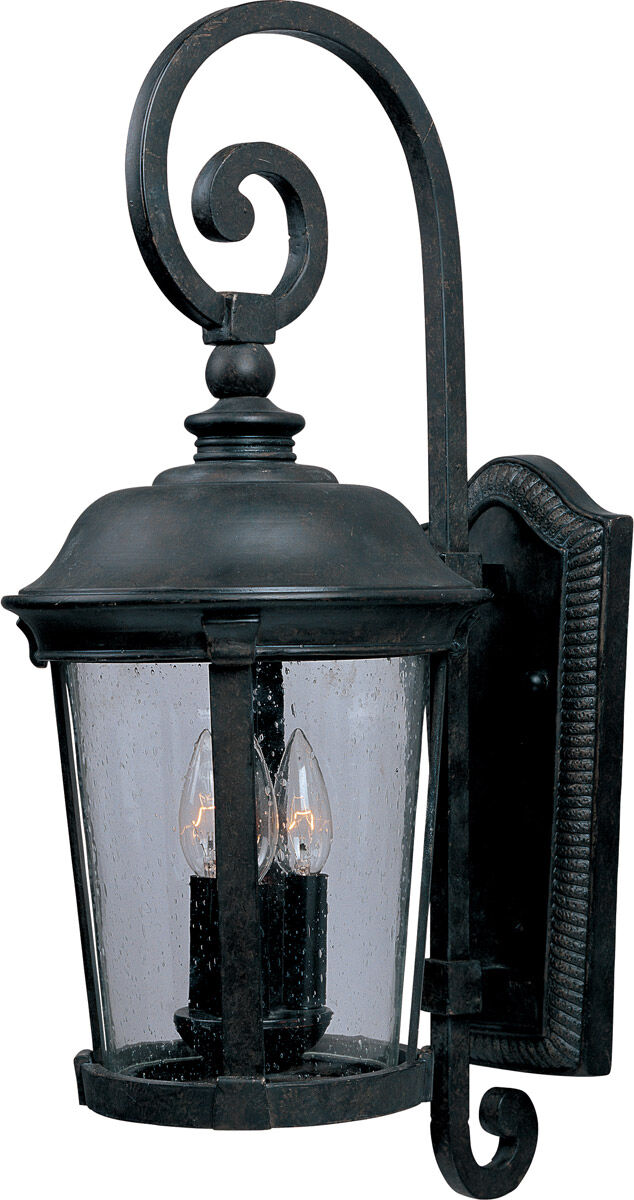 Dover VX 3 Light 31.5 inch Bronze Outdoor Wall Mount