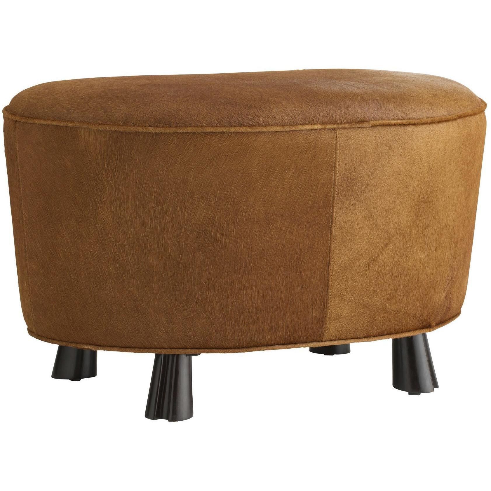 Koda 20 inch Brown and Ebony Ottoman