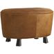 Koda 20 inch Brown and Ebony Ottoman