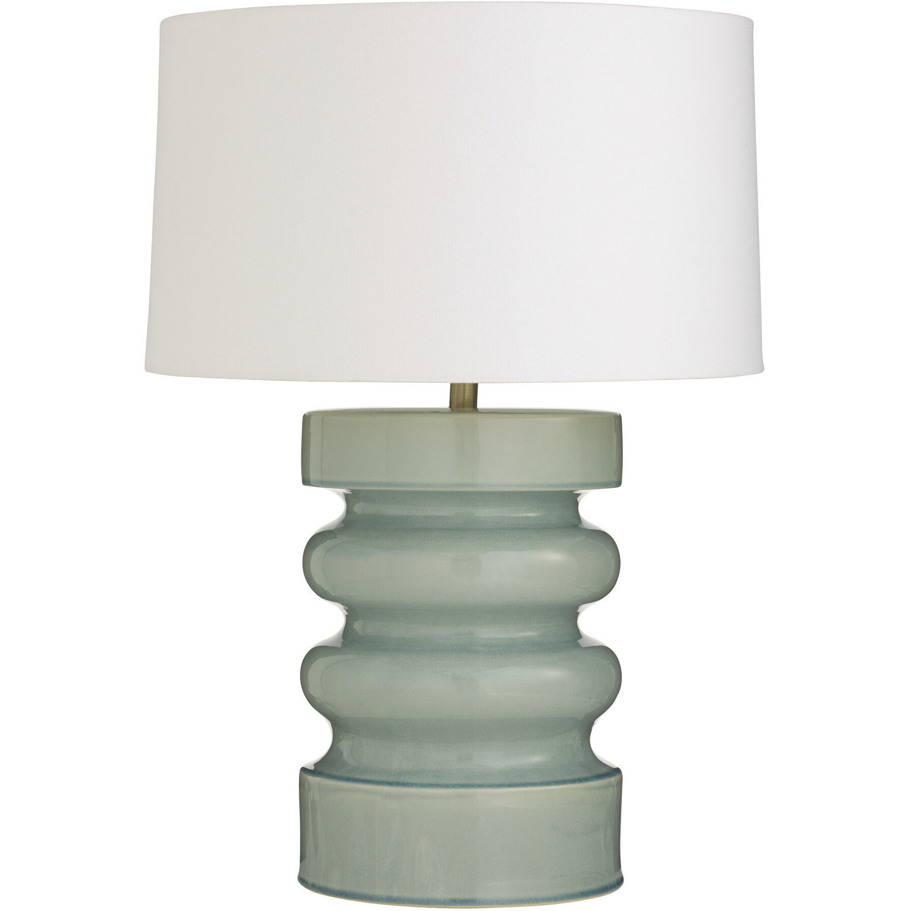 Katrina 30.5 inch 150.00 watt Celedon and Antique Brass Table Lamp Portable Light