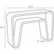 Beltran Ebony Console Table