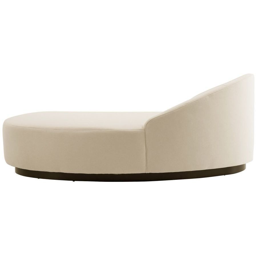 Turner White Chaise, Right Arm