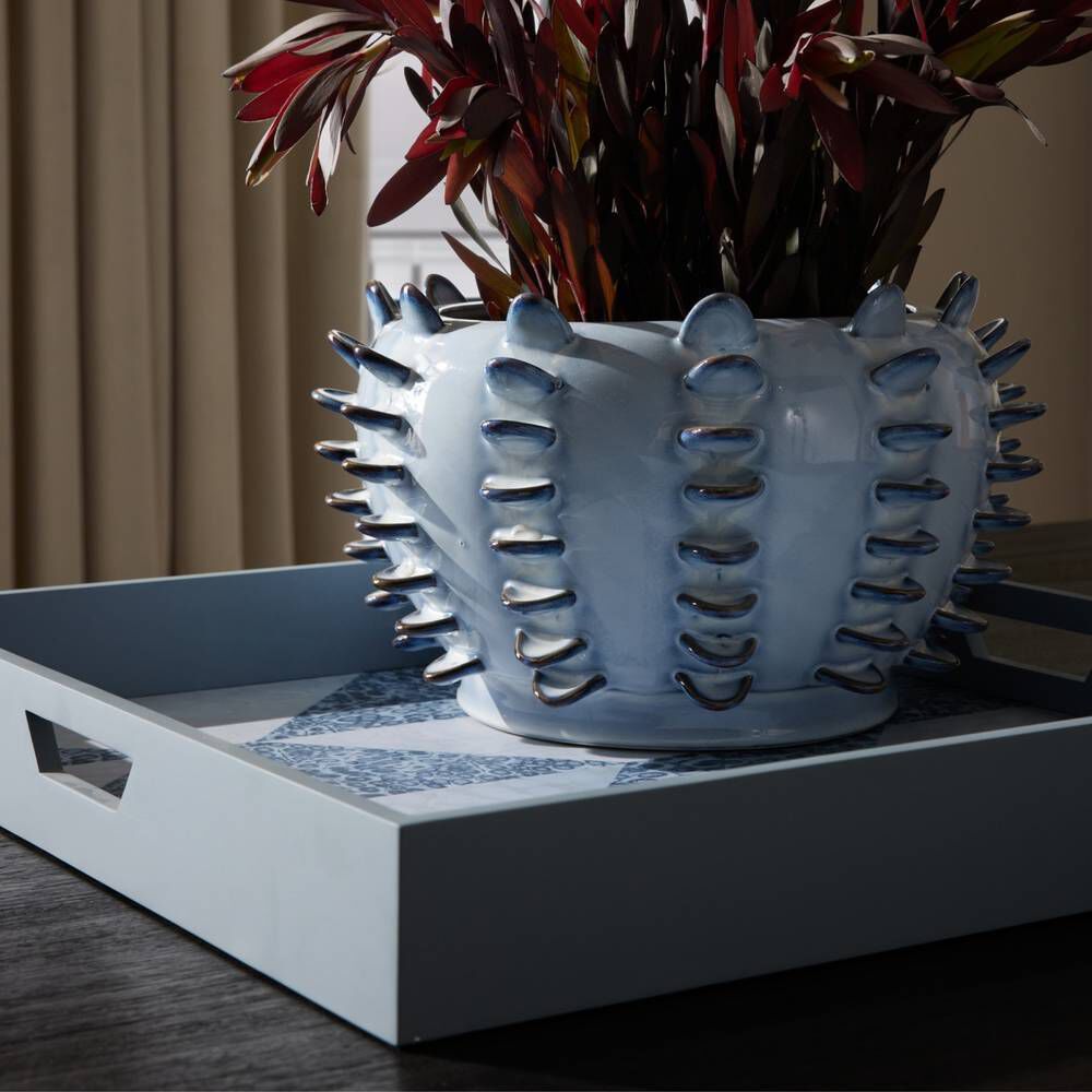 Alfie Slate Blue Mosaic Tray