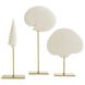 Shell White Sculptures, Set of 3