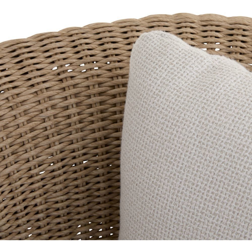 Fielder Pearl and Dune with Wheat Outdoor Lounge Chair
