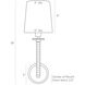 Wayman 1 Light 6 inch Antique Brass Sconce Wall Light